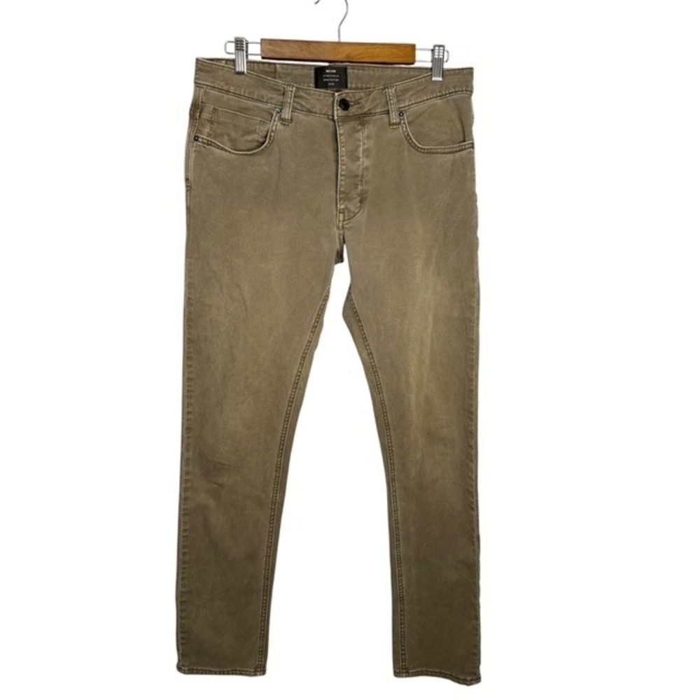 Neuw Jeans Men's 31x32 Lou Slim Minimalist Streetwear Khaki Tan